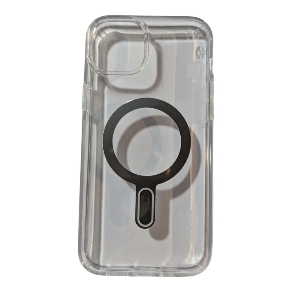 O3. Speck Presidio Perfect-Clear MagSafe W/ ClickLock Case Apple iPhone 15 Pro‎
